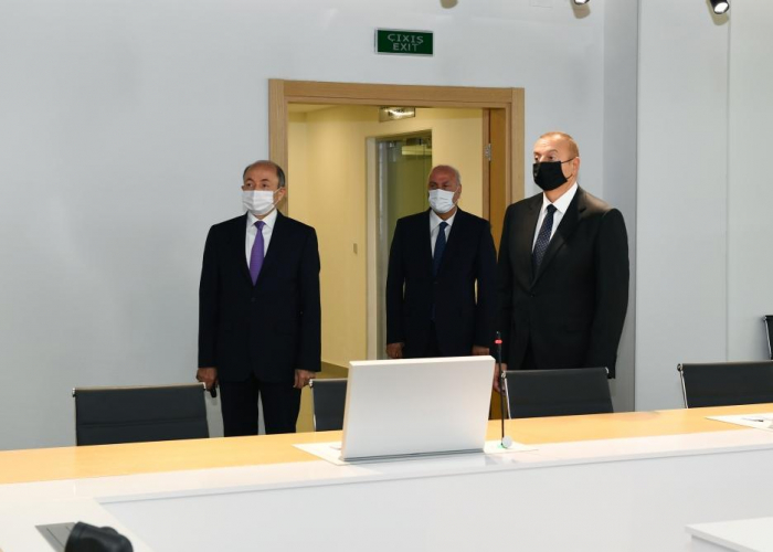    İlham Əliyev Sumqayıt Məhkəmə Kompleksinin açılışını edib -  YENİLƏNİB   