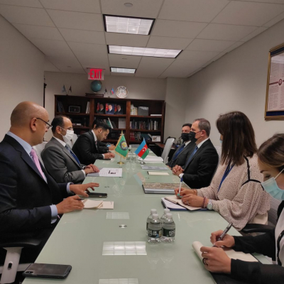 Azerbaijani FM holds meeting with Secretary General of GCC
