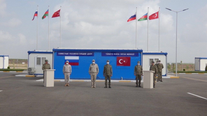  Le Jour de la Victoire de la Turquie célébré au Centre de surveillance conjoint à Aghdam 
