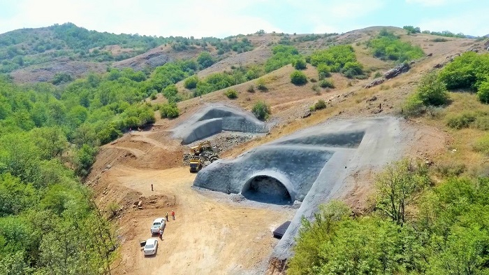 Excavation work ends on part of tunnel on Azerbaijan