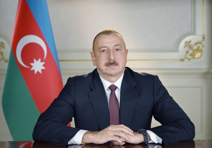 President Aliyev lays foundation for joint service center of KAMAZ and Ganja Automobile Plant in Jabrayil