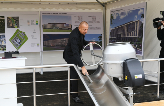  Grundstein für Zentralkrankenhaus des Bezirks Dschabrail gelegt 