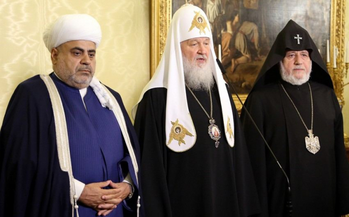  Meeting of religious leaders of Azerbaijan, Russia and Armenia kicks off in Moscow 