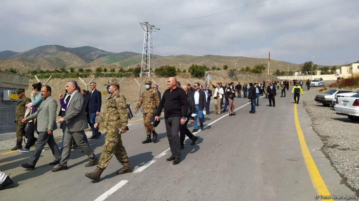   Representatives of diplomatic corps view restoration work in liberated Azerbaijani lands  