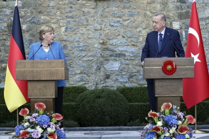   "Wir wollen den Handel mit Deutschland auf 50 Milliarden Dollar steigern"   - Erdogan    
