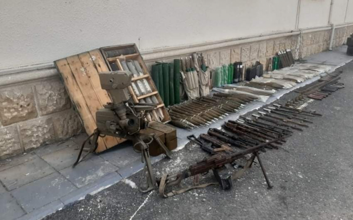   Se ha anunciado la cantidad de armas lanzadas por el enemigo en Fizuli  