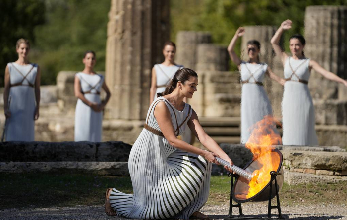 Olympic flame for 2022 Beijing Winter Games lit in Ancient Olympia
 