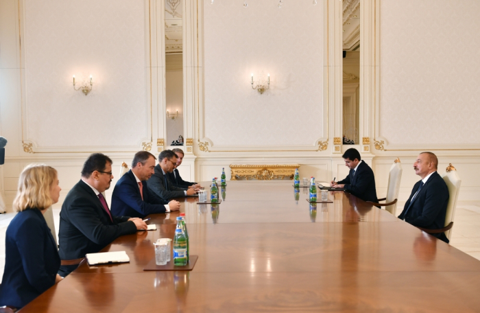   Le président azerbaïdjanais a reçu le représentant spécial de l’Union européenne  