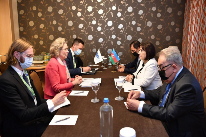   Sahiba Gafarova informó a la presidenta de la Asamblea Parlamentaria de la OSCE sobre la inadmisibilidad de utilizar el término "conflicto de Nagorno Karabaj"  