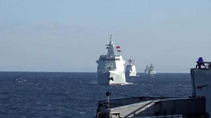 Russian, Chinese warships hold first joint patrols in the Pacific