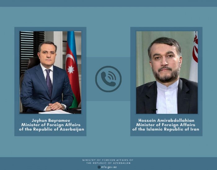   Azerbaijani and Iranian FMs discuss current bilateral relations  