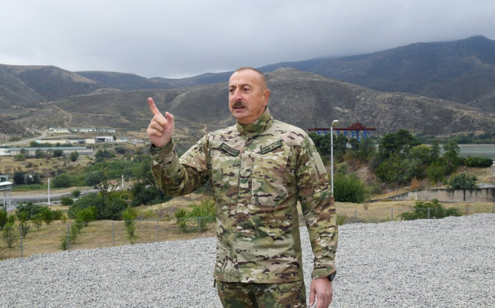     Aserbaidschanischer Oberbefehlshaber:   Wir haben unseren Siegesmarsch nach der Befreiung Gubadlis ehrenvoll fortgesetzt  