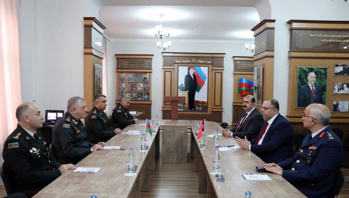 Azerbaijan War College hosts meeting with administration of Turkish National Defense University