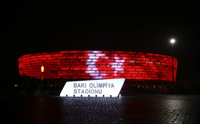   Ambassador Cahit Bagci thanks as Baku Olympic Stadium lights up for Turkey  