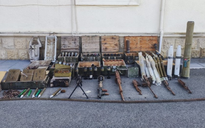 Azerbaijani police find weapons, ammo in liberated Fuzuli