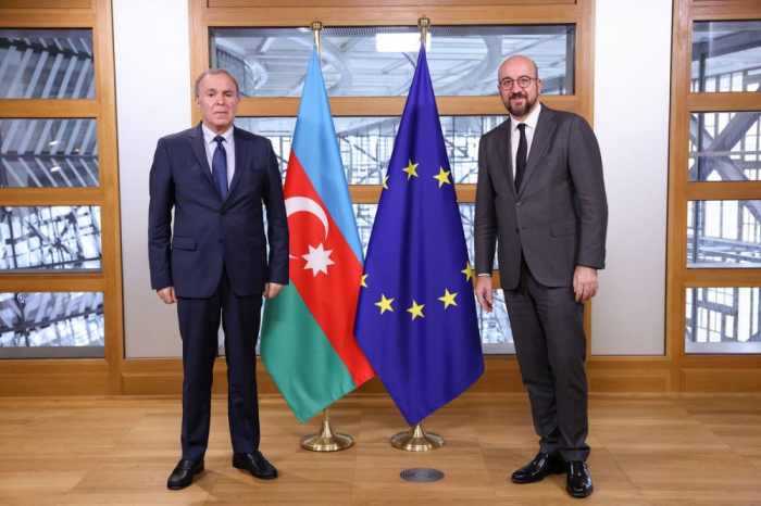  European Council President informed of ongoing restoration in liberated Azerbaijani territories  