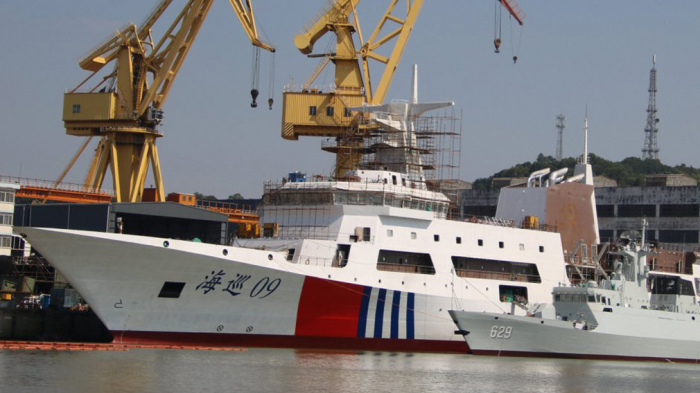 Çin dünyanın ən böyük patrul gəmisini inşa edib-   FOTO   