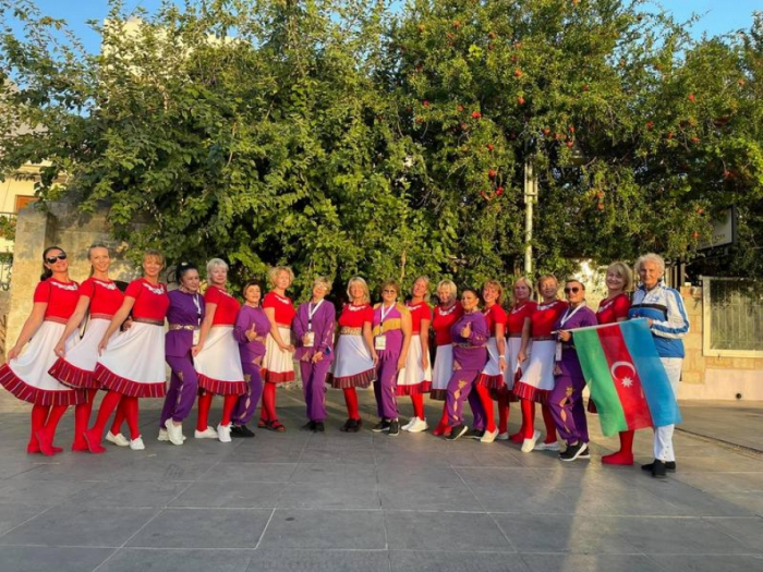 El equipo de Azerbaiyán participó en el Festival de Gimnasia “Edad de Oro”