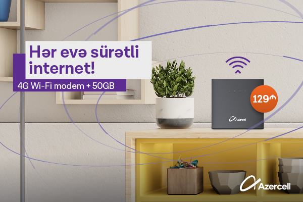 Azercell-dən yeni Wi-Fi kampaniyası