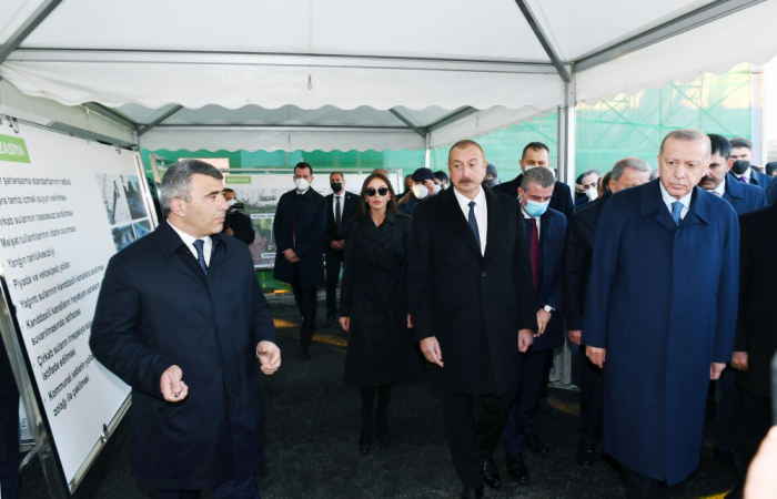   Líderes de Azerbaiyán y Turquía se familiarizaron con las obras realizadas en el marco del proyecto "Aldea Inteligente" en Zangilan  