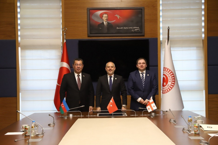  Azərbaycan, Türkiyə və Gürcüstan parlamentariləri Ankarada görüşüb  