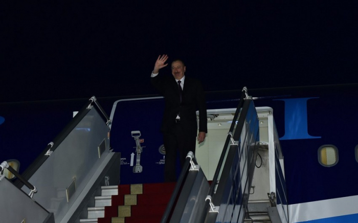   Le président Ilham Aliyev termine sa visite de travail à Sotchi  
