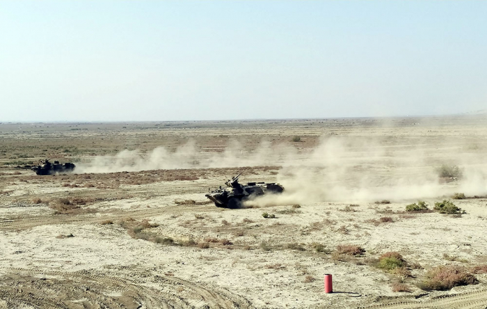   Competition of combat vehicle being held: Azerbaijani Mod -   VIDEO    