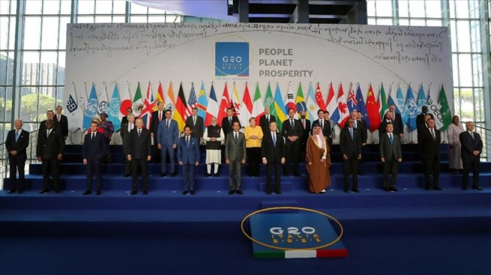   G20 leaders agree on 1.5C global warming target  
 
 