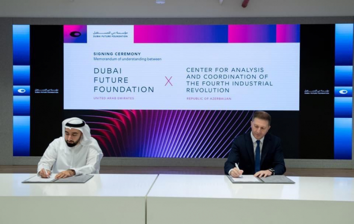   Azerbaijan and Dubai Future Foundation ink memorandum of understanding   