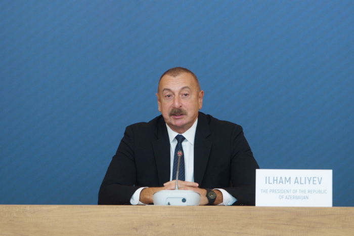     Ilham Aliyev  : "La guerra mostró que la justicia ganará la Victoria tarde o temprano"  