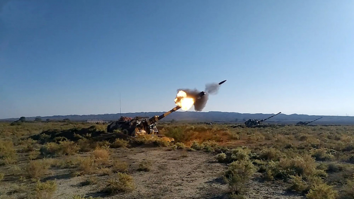   Azerbaijani army’s rocket-artillery units carry out combat firing –   VIDEO    