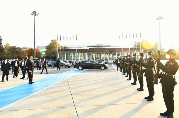   President Ilham Aliyev ends his visit to Turkey  