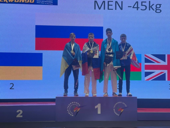 Young Azerbaijani taekwondo fighter wins European bronze