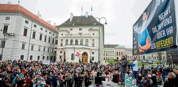 Austria aplica hoy fuertes restricciones a los no vacunados por la covid