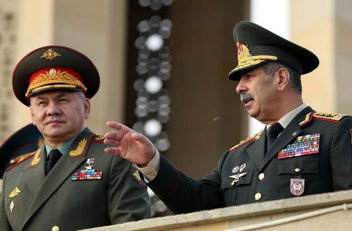 Azerbaijani, Russian defense ministers discuss recent Armenian provocations in phone conversation