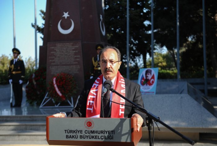   Der türkische Botschafter sprach Aserbaidschan sein Beileid aus  