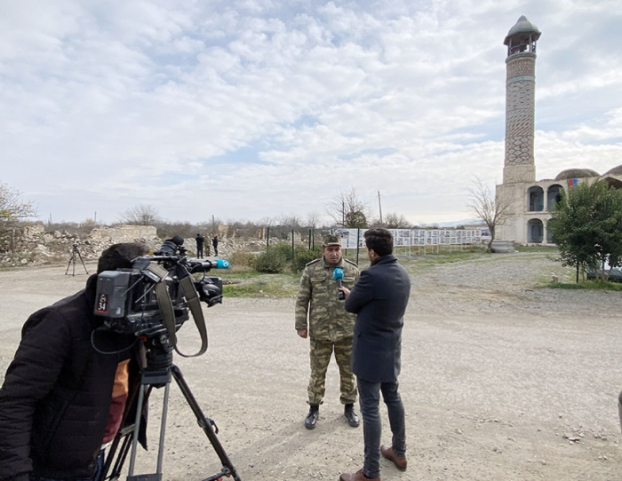   Azerbaijan’s Defense Ministry organizes media tour to Aghdam district  
