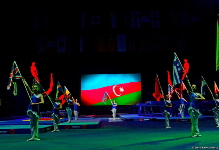   Closing ceremony of 35th FIG Trampoline Gymnastics World Championships held in Baku    