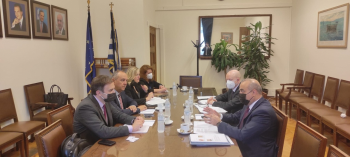  Azay Guliyev meets with several government officials in Greece  