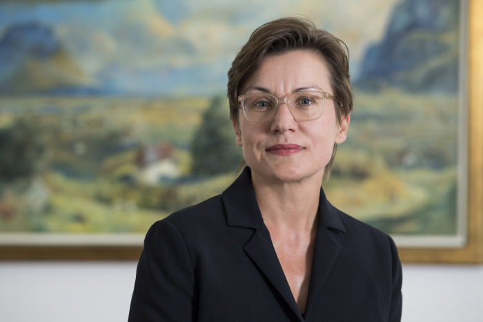 UN official Egger becomes 1st female president of Red Cross