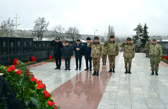  Minister of Defense met with the families of martyrs in Gusar district -  VIDEO    