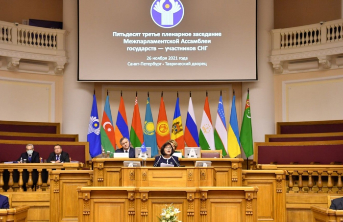 Azerbaijani Parliament Speaker addresses 53rd CIS IPA plenary session
