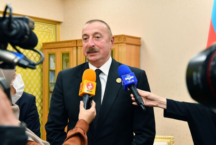     Präsident Aliyev:   Von nun an werde die Entwicklung der aserbaidschanisch-iranischen Beziehungen weiter ausgebaut  