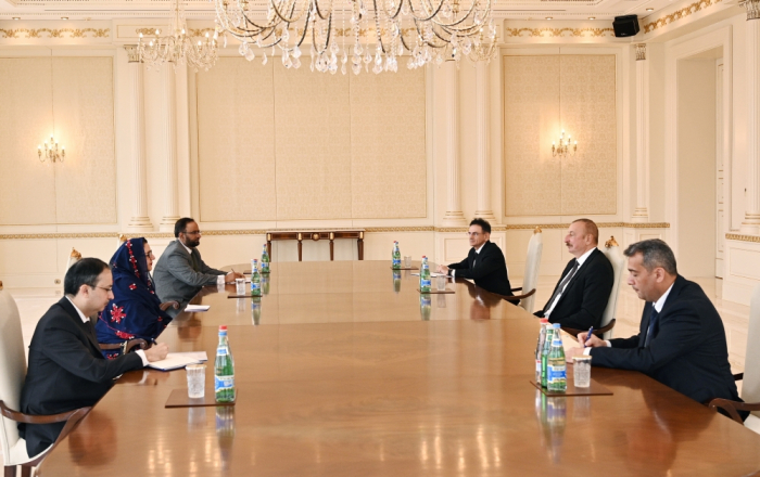   الرئيس إلهام علييف يلتقي وزير الإنتاج الحربي الباكستاني  