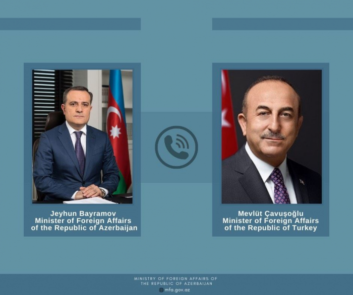   Telephone conversation held between Turkish and Azerbaijani FMs   