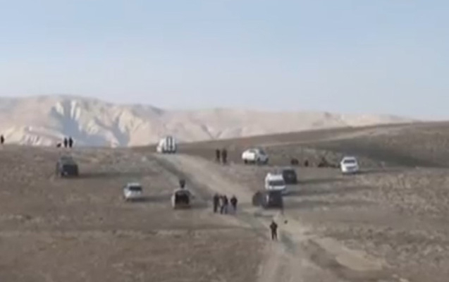   Aufnahmen von der Absturzstelle des Militärhubschraubers der aserbaidschanischen Staatsgrenzdienst  