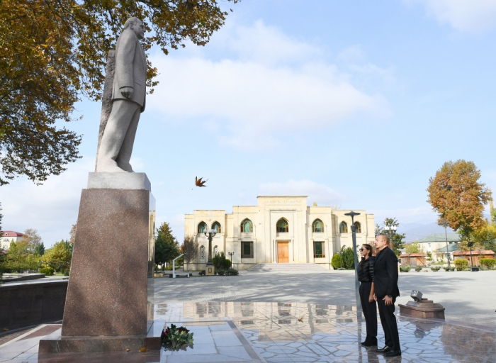 President Ilham Aliyev and First Lady Mehriban Aliyeva pay visit to Ismayilli - PHOTOS