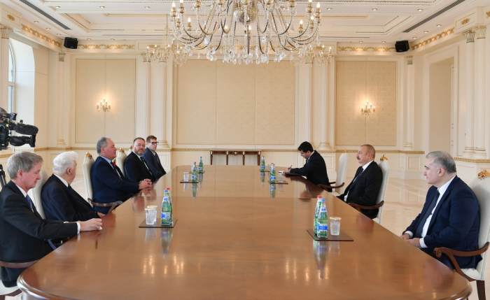   President Ilham Aliyev receives Chairman of All-Party Parliamentary Group on Azerbaijan  