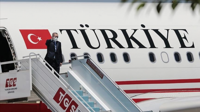 Le président turc Erdogan part pour le Turkménistan