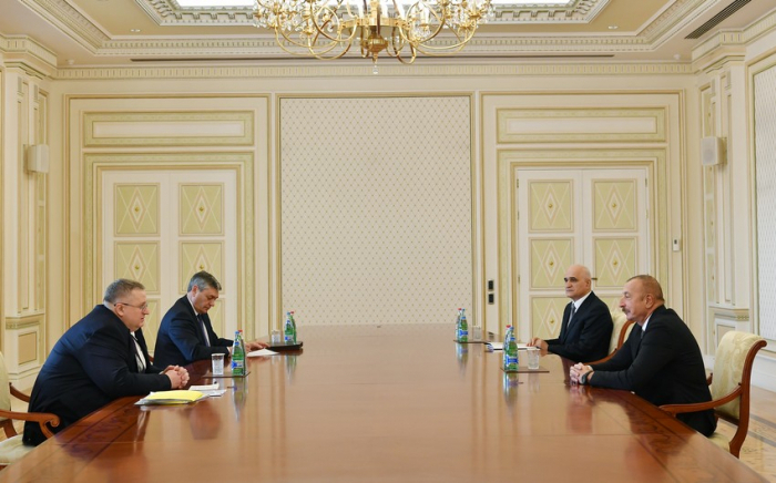  Ilham Aliyev reçoit le vice-Premier ministre de Russie 